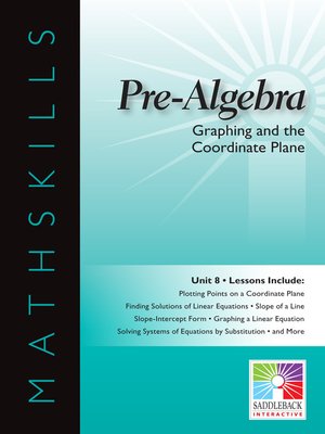 cover image of Pre-Algebra: Graphing and the Coordinate Plane